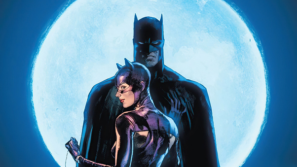 Batman And Catwoman 4k Artwork Wallpaper