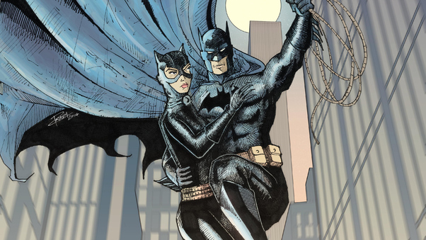 Batman And Catwoman 4k Wallpaper