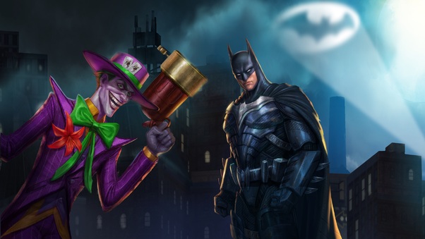 Batman And Joker 4k Art Wallpaper
