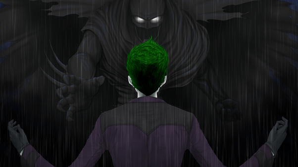 Batman And Joker Arts Wallpaper