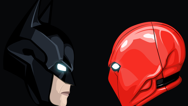 Batman And Red Hood Artwork Wallpaper
