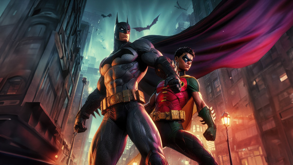 Batman And Robin Epic Adventures Wallpaper