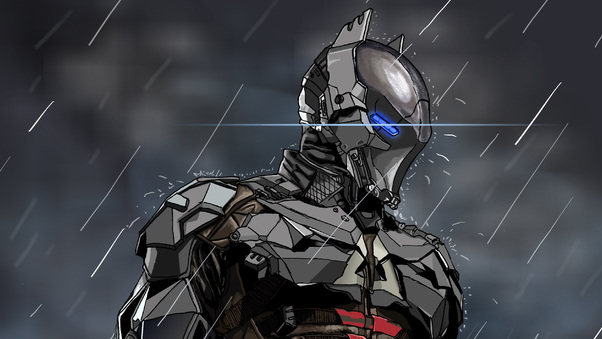 Batman Arkham Knight Digital Art Wallpaper