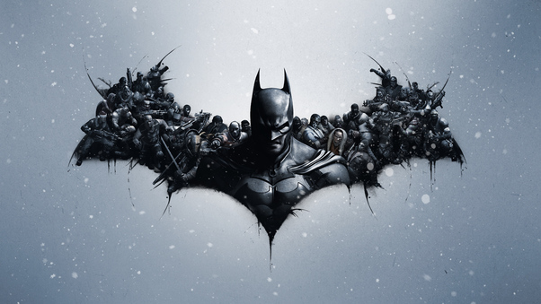 Batman Arkham Origins Logo 8k Wallpaper