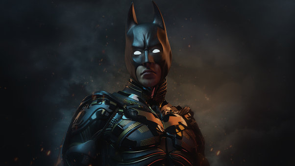Batman As Christian Bale 4k Wallpaper