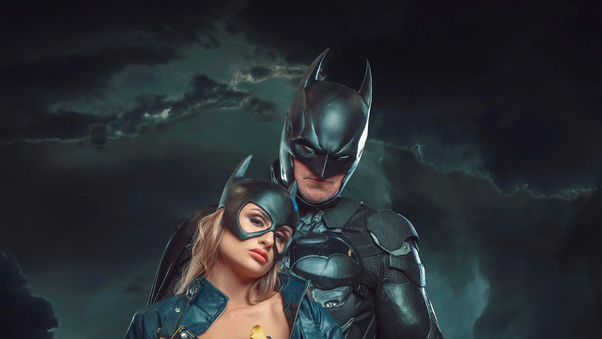 Batman Batgirl Wallpaper