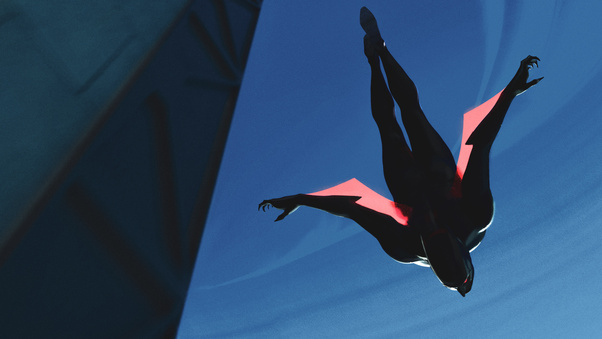 Batman Beyond Falling Wallpaper