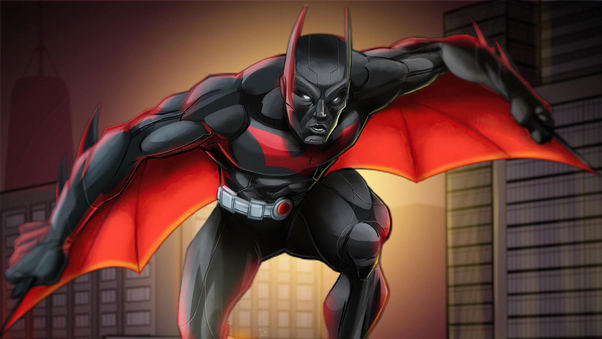 Batman Beyond In City 5k Wallpaper