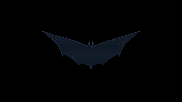 Batman Blue Logo 8k Wallpaper