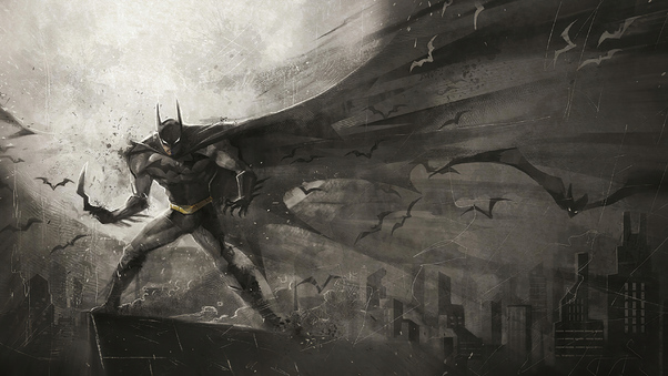 Batman Cape Art New Wallpaper