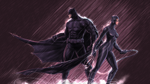 Batman Catwoman 4k Wallpaper