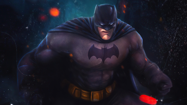 Batman Character Digital Illustration 5k Wallpaper