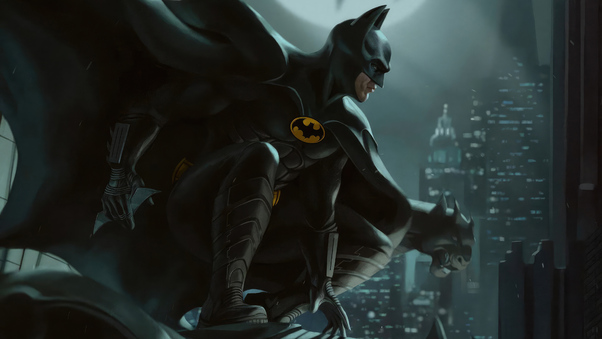 Batman City Gotham 4k Wallpaper