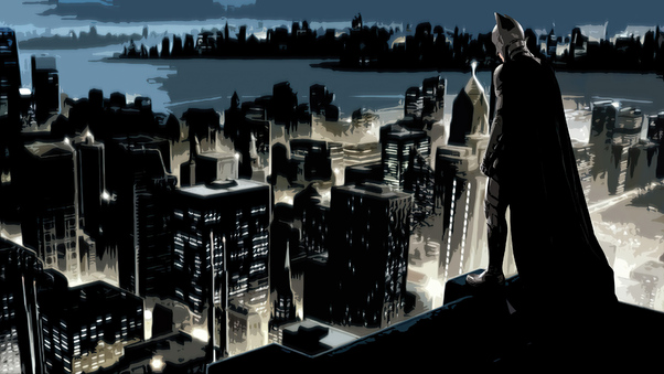 Batman Cityscape 4k Wallpaper
