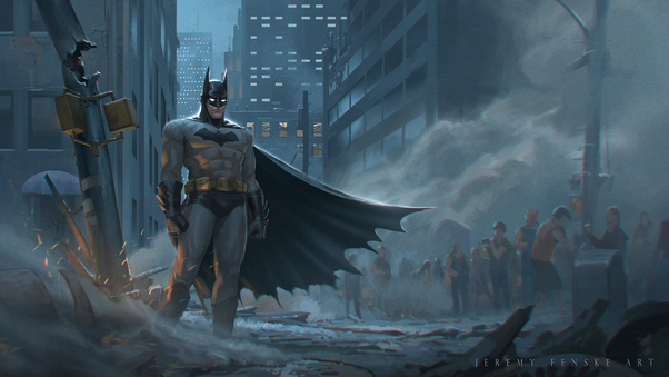 Batman Conceptual Art Wallpaper