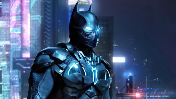 Batman Cyber Suit 5k Wallpaper