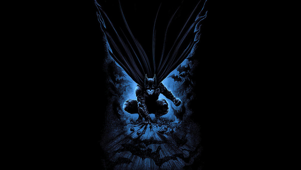 Batman Dark Comic Art 4k Wallpaper