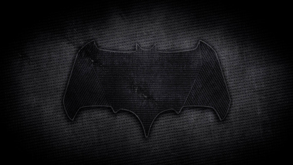 Batman Dark Leather Logo Wallpaper