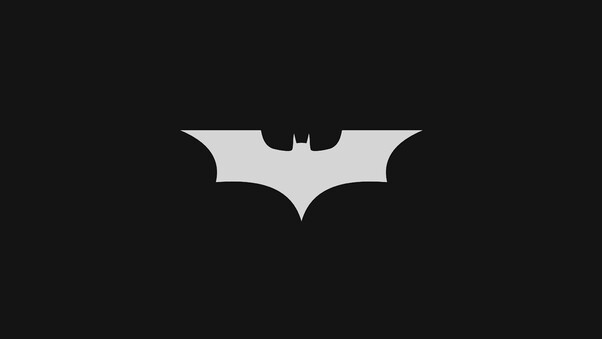 Batman Dark Minimal Logo 4k Wallpaper