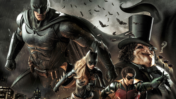 Batman Game Cover Art 4k Wallpaper
