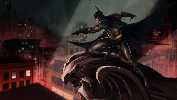 Batman Gotham City Art Wallpaper