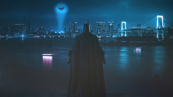 Batman Gotham Harbor Wallpaper