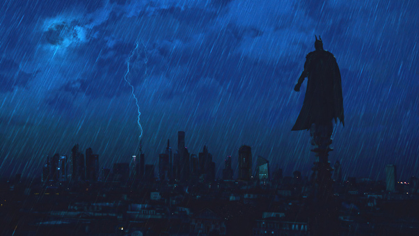 Batman Gotham Night Mode Wallpaper