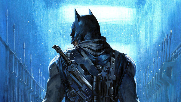 Batman Guns Artwork Wallpaper