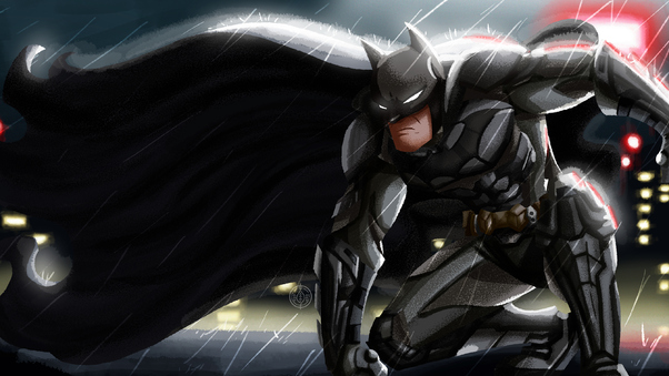 Batman Illustration 4k New Wallpaper