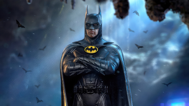 Batman In Batcave 4k Wallpaper