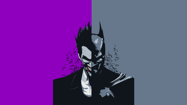Batman Joker New Art Wallpaper
