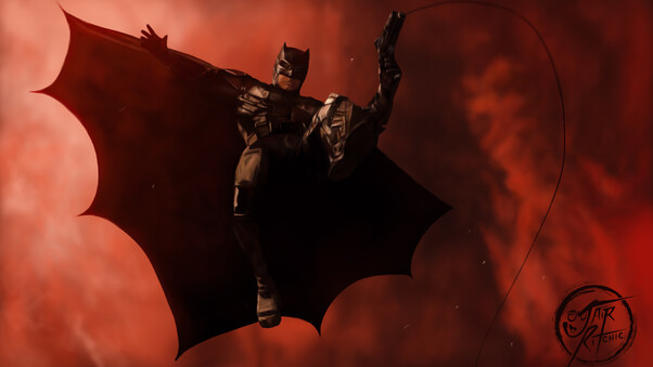 Batman Justice League Artwork Wallpaper