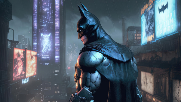 Batman Keeping The City Safe Wallpaper