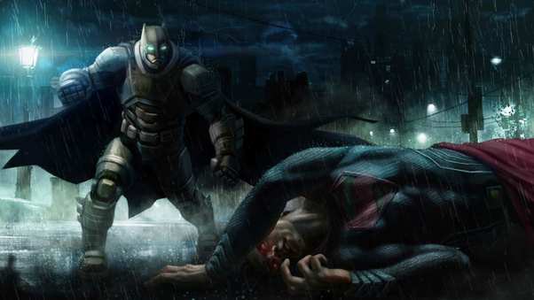 Batman Kills Superman Wallpaper