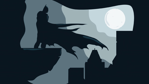 Batman Knight Minimal Wallpaper