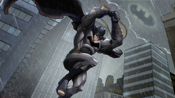 Batman Knight Rainy Day 5k Wallpaper