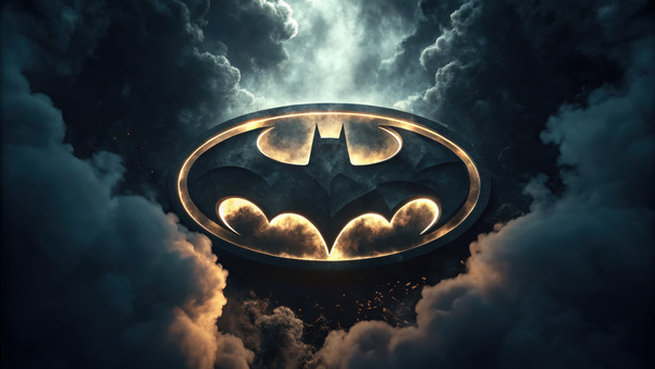 Batman Logo Roar (1366x768) Resolution Wallpaper