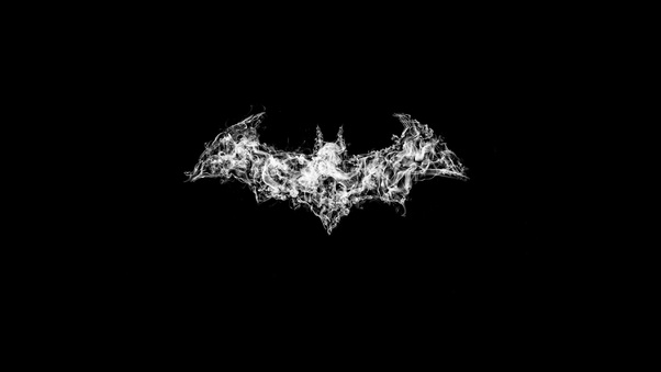 Batman Logo Smoke Art Wallpaper