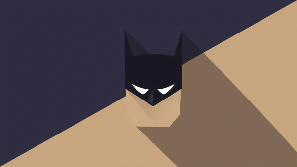 Batman Mask Minimal Wallpaper