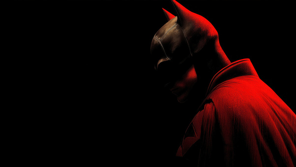 Batman Mask On Fears Off (1336x768) Resolution Wallpaper