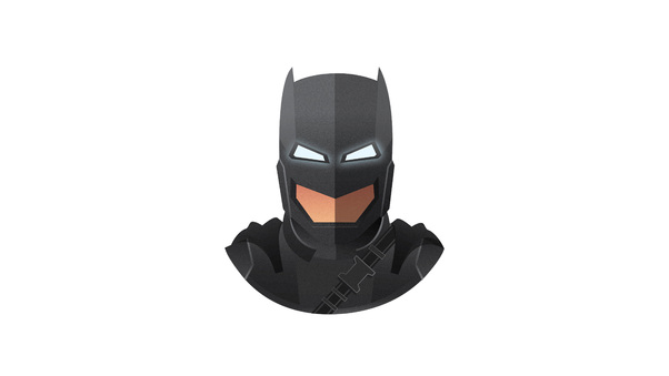 Batman Mech Suit Mask Minimalism 5k Wallpaper