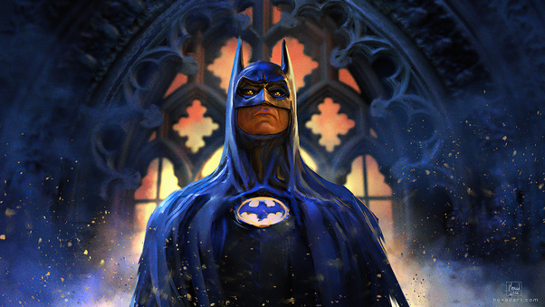 Batman Michael Keaton Art Wallpaper