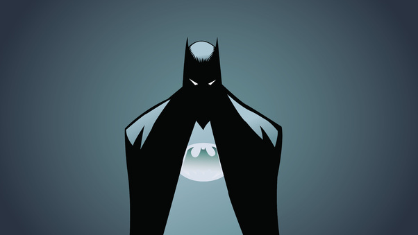 Batman Minimalism Illustrator 5k Wallpaper