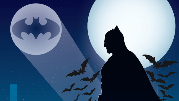 Batman Night Bat Logo Wallpaper