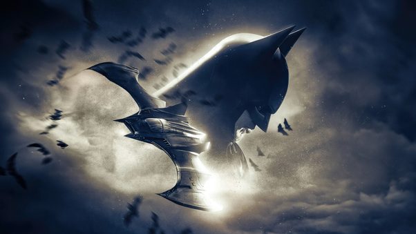 Batman On The Batpod Mission Wallpaper