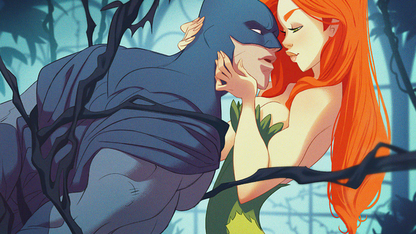 Batman Posion Ivy Romance 4k Wallpaper