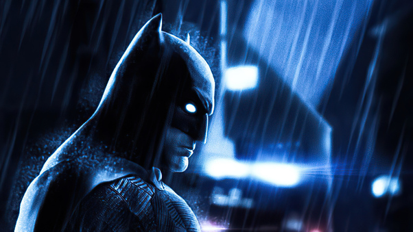 Batman Rain 4k Wallpaper