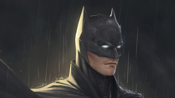 Batman Raining Wallpaper