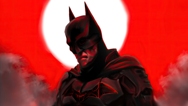 Batman Red 4k 2020 Wallpaper