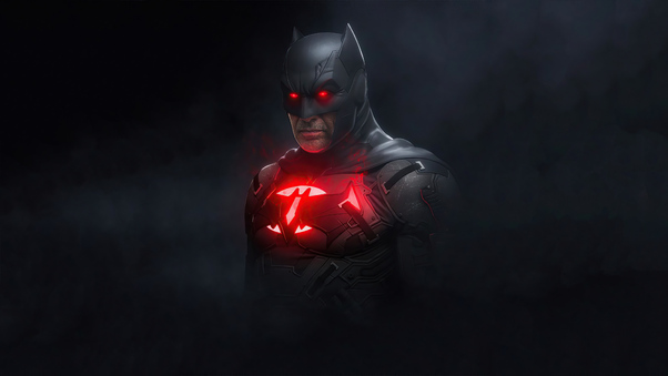 Batman Red 4k 2020 Art Wallpaper
